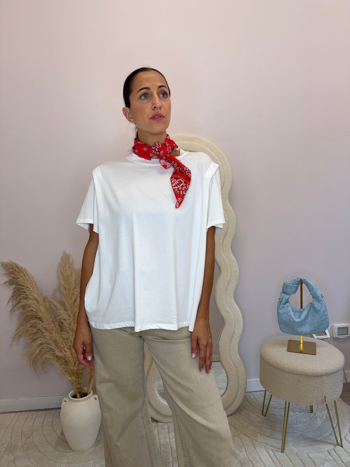 T-shirt con bandana