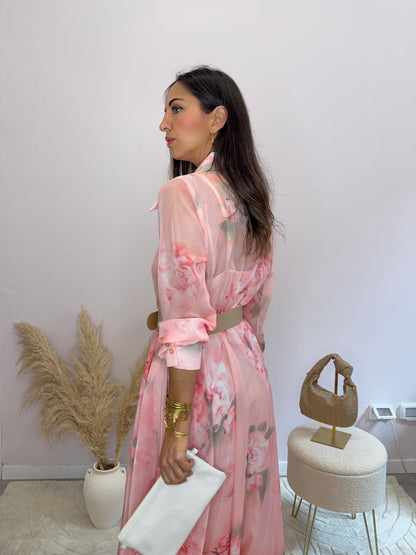 Abito romantico rosa