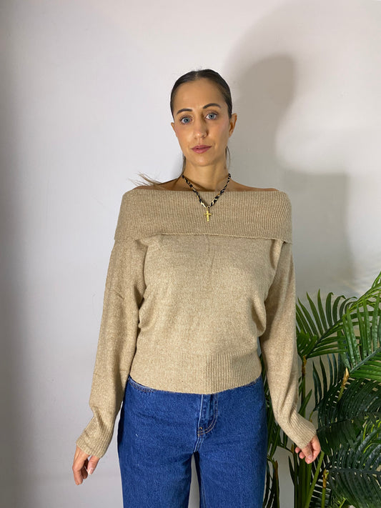 Maglione Stella Beige