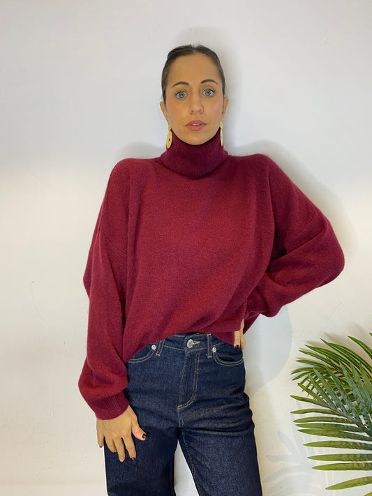 Maglione Comfy Bordeaux