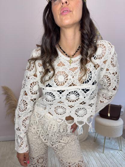 Maglia Macramè