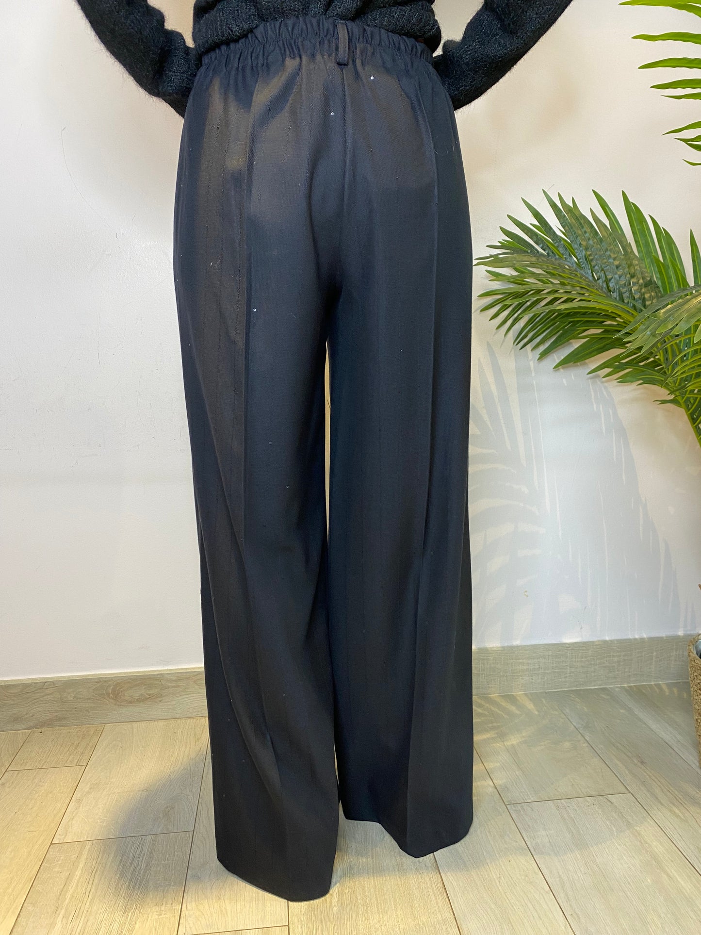 Pantalone con punto luce Nero