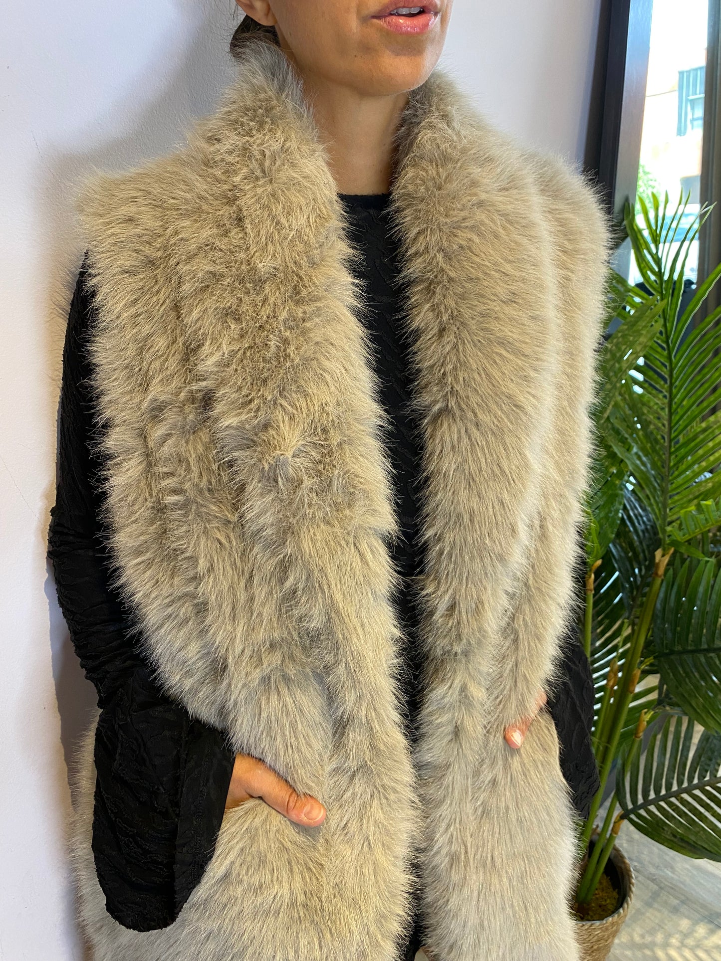 Gilet ecopelliccia